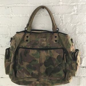 Liebeskind Suede Camouflage handbag